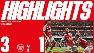 HIGHLIGHTS  Arsenal vs Tottenham Hotspur 31  Partey Jesus Xhaka [upl. by Haisej]