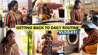 Vlog31💁‍♀️Getting back to Daily routine cleaning amp organisationDec302023 home vlog tamil [upl. by Benoit]