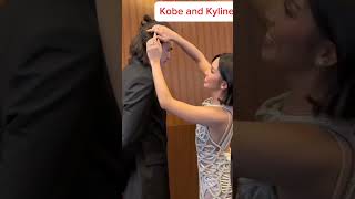 Kobe and Kyline sweet momentshortscelebritymillionviewslovetrendingshortsviralshortviral [upl. by Cleodel262]