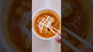 Korean Convenience Store cheese tteokbokkiMark Set Meal 로제 떡볶이 koreanfood seoul noodle [upl. by Obie]