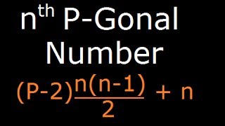 Polygonal Number  Formula to find nth Polygonal Number  Derivation [upl. by Ahsyat369]