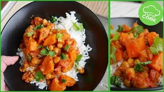 Süßkartoffel Curry mit Kokosmilch  einfach  Veggie Wednesday [upl. by Woolson]