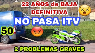 😡2 Problemas Graves en ITV con ZXR 750😵 Rehabilitacion Moto baja definitiva hace 22 años [upl. by Eidnalem]