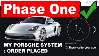 Ordering a New Porsche Model  My Porsche App Order Tracking Phase 1 [upl. by Aiciram]