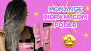 MONANGE HIDRATA COM PODER Resenha Monange Rosa Novo [upl. by Ynolem562]