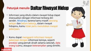 Formulir Daftar Riwayat Hidup Membuat daftar riwayat hidup  Formulir pendaftaran Part 1 [upl. by Novak]