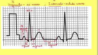 Waves segments and intervals in ECG EKG  ECG basics  Cardiovascular Physiology [upl. by Keelin975]