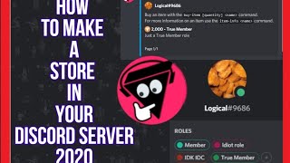 How to add a shop to your discord server 2020 WORKING [upl. by Arraes606]