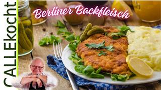 Alt Berliner Backfleisch – Schnitzel Rezept mit zartem Rindfleisch [upl. by Purvis506]