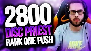 2800 RANK ONE GLADIATOR DISC PRIEST PUSH Cdew 725 Legion Arena Gameplay [upl. by Denyse101]