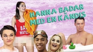 BEST OF Hanna badar med en kändis [upl. by Abehshtab998]