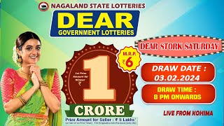 LOTTERY SAMBAD DEAR 8 PM 03022024 NAGALAND LOTTERY LIVE DEAR LOTTERY LIVE LOTTERY SAMBAD LIVE [upl. by Fornof]