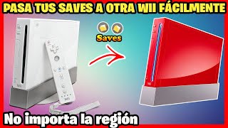 Así pasa tus PARTIDAS GUARDADAS de una WII a OTRA  SaveGame Manager GX [upl. by Tufts]