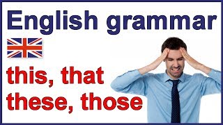 This that these those  Demonstratives  English grammar [upl. by Betti]