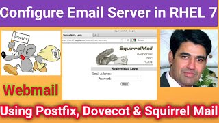 Configure Email Server using PostFix Dovecot and Squirrel Mail in RHEL 7 CentOS 7 Nehra Classes [upl. by Aihsaei]