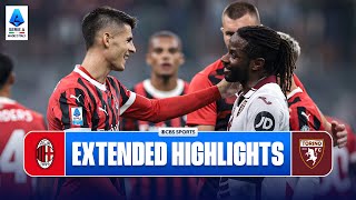 AC Milan vs Torino Extended Highlights  Serie A  CBS Sports Golazo [upl. by Prince]