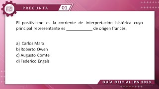 Guía IPN 2023  Historia Pregunta No 1  Conocimientos Generales [upl. by Scoville]