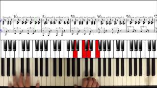 Isn´t she lovely Piano accompany tutorial by joerundpiano [upl. by Lacsap]