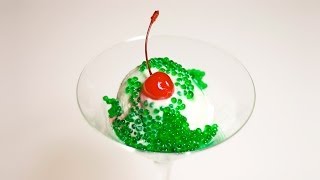 Molecular Gastronomy  Mint Caviar Recipe [upl. by Harret]