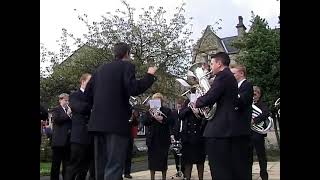 MF12 Tottington Town Band outside St Pauls church Bridge Street [upl. by Asalocin]