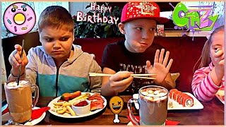 VLOG  ДЕНЬ РОЖДЕНИЕ ЭДВИНА 🍣 СУШИ 🍕ПИЦЦА 🍔 Гамбургер 💥 Birthday Kids Fun Party RUSSIA [upl. by Nirak221]