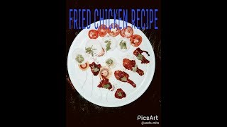 Restaurant like fried chicken at home  Spicy Punjabi Style Recipe  By home on tube [upl. by Posehn]