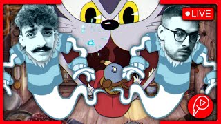 Poly e Mario Sturniolo DISTRUTTI dal livello IMPOSSIBILE  Coop run su Cuphead 3 [upl. by Sheaff898]