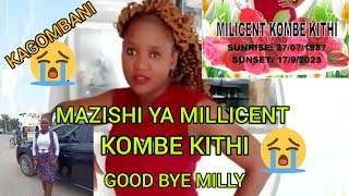 GOOD BYE MILLICENT 😭😭 MAZISHI YA DADA MILLICENT KAGOMBANI 😭😭😭 safiri salama 😭😭 [upl. by Refitsirhc]