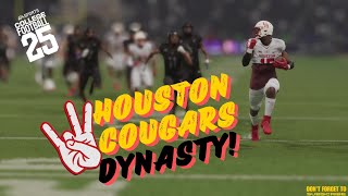 CFB 25 HOUSTON COUGARS DYNASTY SERIES EP47 CAN WE STAY UNDEFEATED [upl. by Figge]