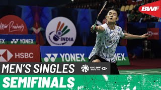 Syed Modi India International 2023  Priyanshu Rajawat IND vs Chi Yu Jen TPE  SF [upl. by Akoyn]