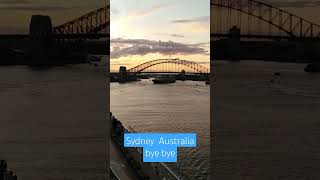 Sydney Australia Sydney cruise ship leaving sydney Celebrity x cruises Sydney Opera House [upl. by Sudaorb]