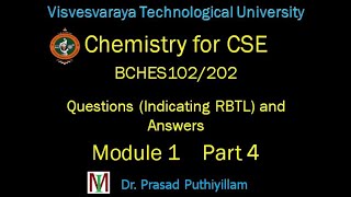 Chemistry for CSE Module 1 Part 4 VTU BCHES102202 pharmaceuticals surfactants hydrocarbons [upl. by Hallam]