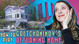 Gretchaninov’s Returning Home op 119 no 16 Grade 4 piano tutorial [upl. by Ardel]