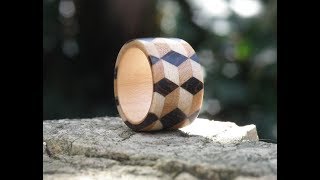 Woodturning  3d ring [upl. by Aed532]