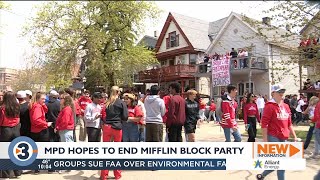 Madison police very serious about putting end to Mifflin Street Block Party [upl. by Hughmanick]