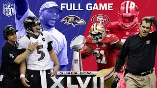 Super Bowl XLVII quotThe Harbaugh Bowlquot aka quotThe Blackoutquot  Ravens vs 49ers  NFL Full Game [upl. by Markiv]