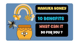 Top 10 Health Benefits Revealed of Manuka Honey [upl. by Teiv]