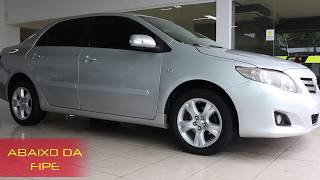 Corolla xei 2010 com 3 mil reais abaixo da Fipe na Ideal Veículos [upl. by Guildroy341]