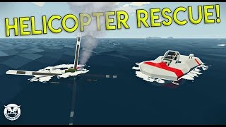 HELICOPTER PILOT RESCUE amp WORKSHOP CREATIONS  Stormworks Build and Rescue Gameplay  EP 2 [upl. by Salahi145]