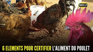 FORMULE ALIMENTAIRE 6 CHOSES à vérifier dans VOTRE ALIMENT DU POULET GOLIATH élevage de poulet [upl. by Nerreg]