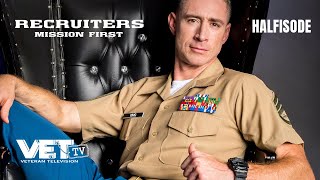 Marine Corps High School Recruiting  Recruiters Mission First  VET Tv Halfisode [upl. by Nerraj]