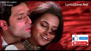 Labon Ko Labon Pe Sajao  KK  Vidya Balan  Shiney Ahuja  Hindi Romantic Song  Bhool Bhulaiyaa [upl. by Ayiram]