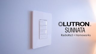 Modern Smart Lighting Sunnata by Lutron for RadioRA3 and Homeworks [upl. by Patnode]