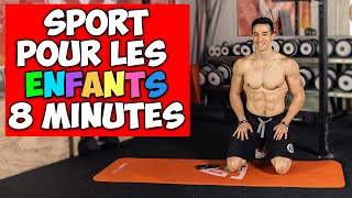 SPORT POUR LES ENFANTS SÉANCE 8 MINUTES [upl. by Aynuat368]