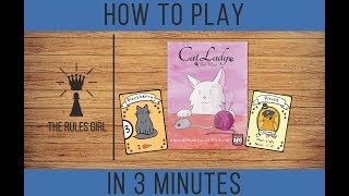 How to Play Cat Lady in 3 Minutes  The Rules Girl [upl. by Chatwin]