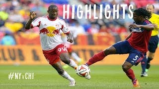 HIGHLIGHTS New York Red Bulls vs Chicago Fire  May 10 2014 [upl. by Nadiya]