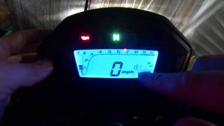 2013 Honda CB500F Instrument Panel [upl. by Sollie]