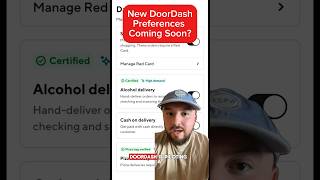 New DoorDash Preferences Coming Soon doordash deliverydriver fooddelivery [upl. by Enal]