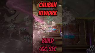 CALIBAN REWORKBUILD in 60 SEC warframe [upl. by Trust]