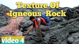 Texture of igneous rock in Hindi lecture 9 of igneous petrology GeologyAspirant [upl. by Quick536]